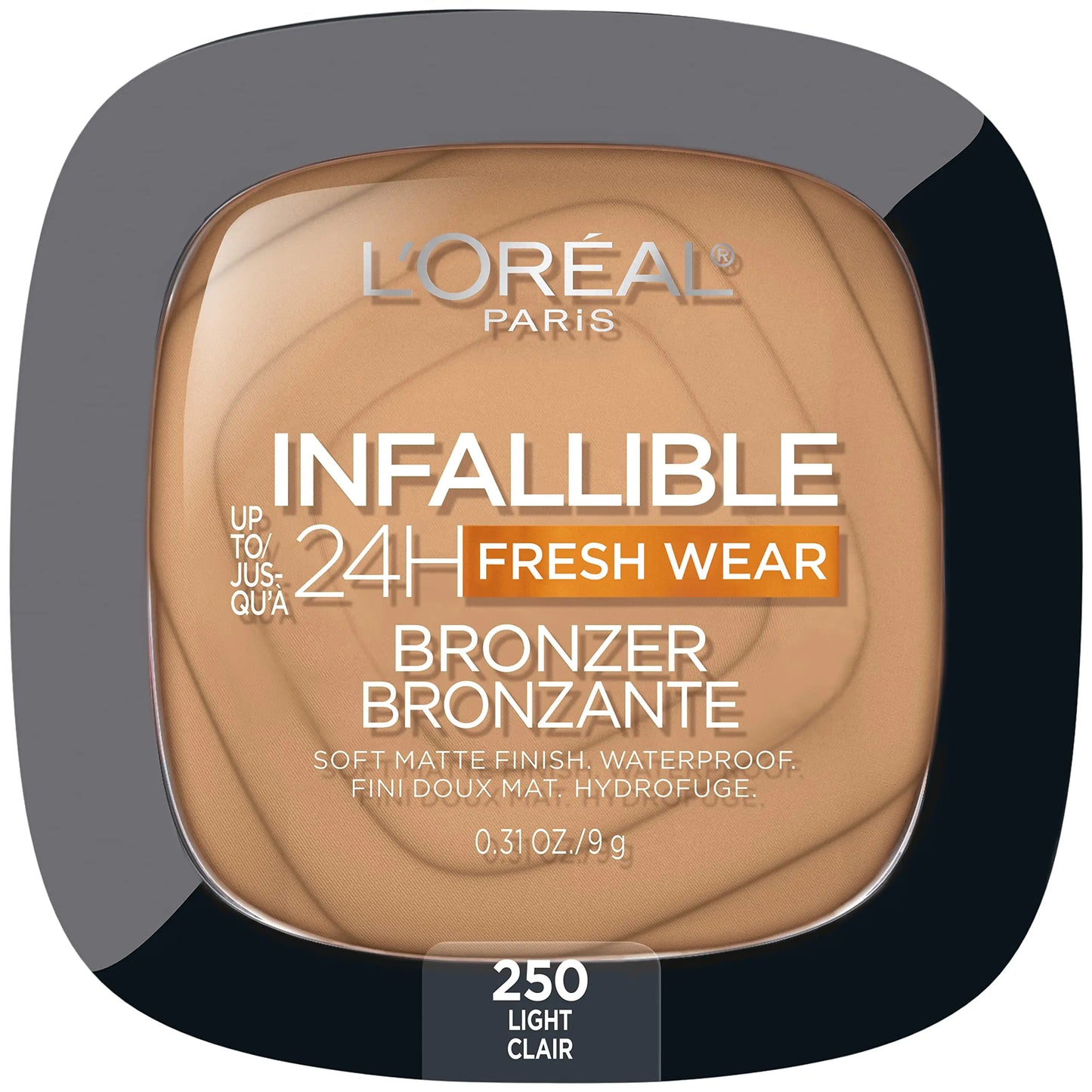 L’Oréal Paris Infallible 24H Fresh Wear Soft Matte Bronzer, Waterproof - Light