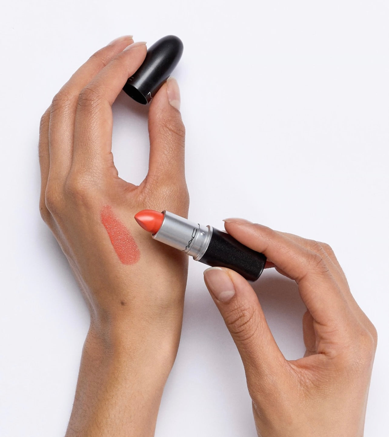 MAC Amplified Creme Lipstick Morange, 0.1 oz