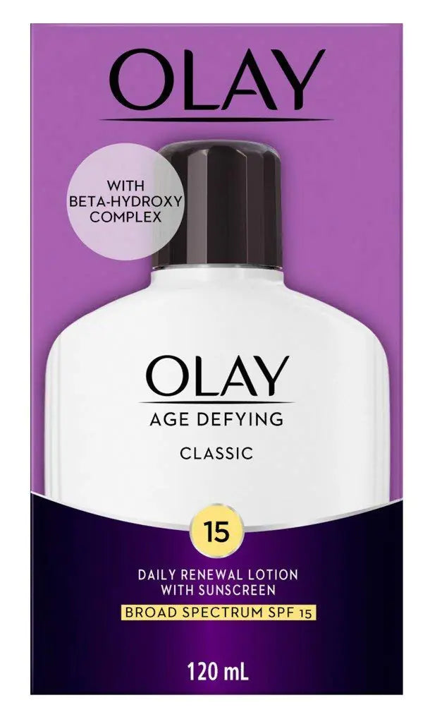 OLAY Age Defying Daily Renewal Lotion SPF15 – 4oz, 2-Pack