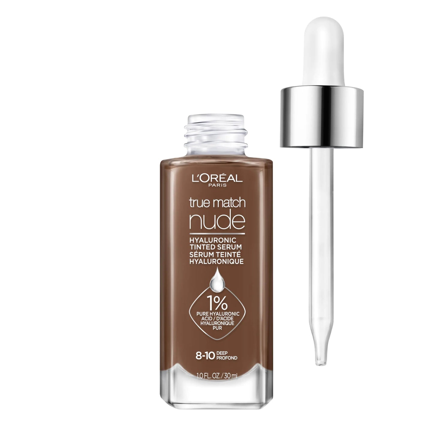 L’Oréal Paris True Match Nude Hyaluronic Tinted Serum Foundation – Deep 8-10