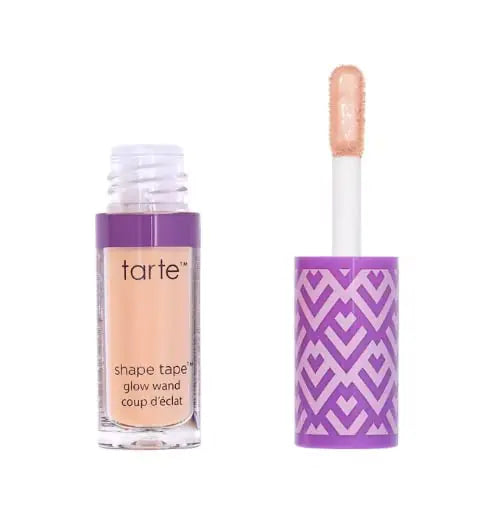 Tarte Shape Tape Glow Wand Travel-Size 1ml, Vegan Liquid Highlighter (Aglow)