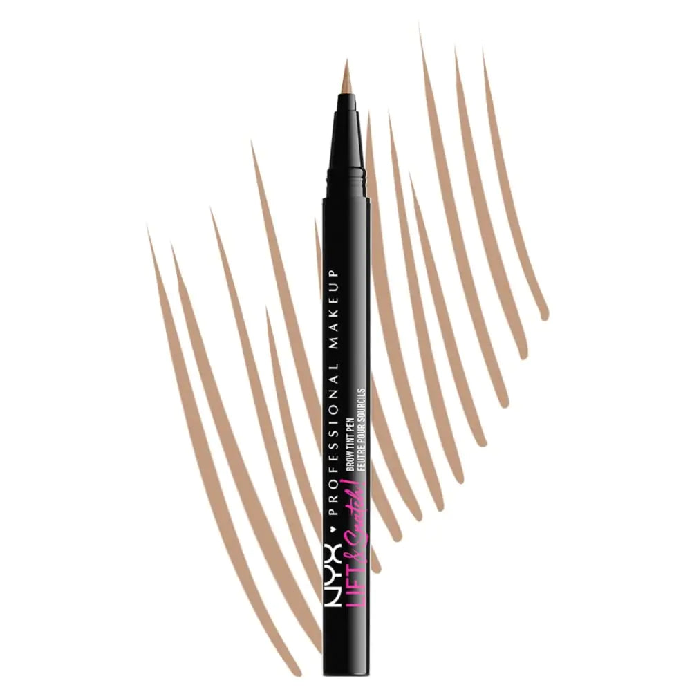 NYX Lift & Snatch Eyebrow Tint Pen – Taupe, Precision Brow Styling