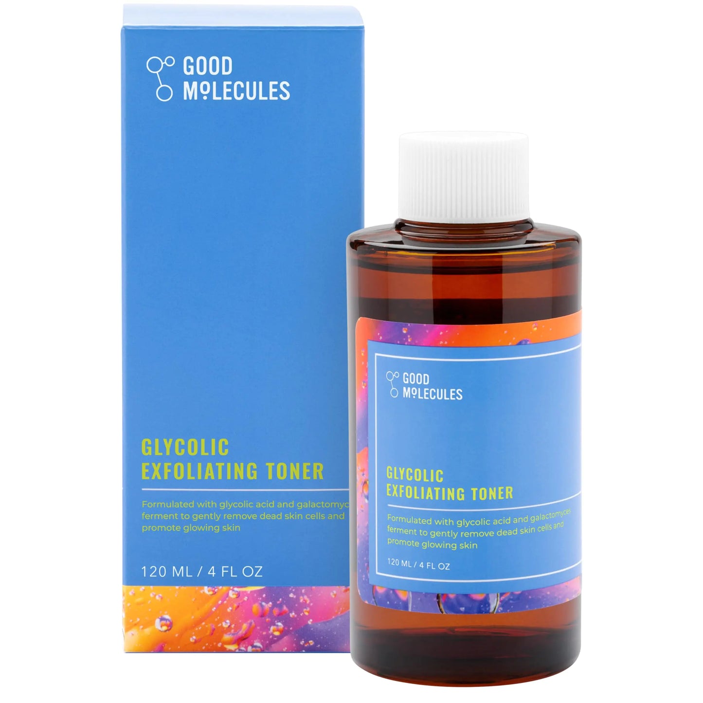 Good Molecules Glycolic Exfoliating Toner, Glycolic Acid, Hyaluronic Acid & Aloe