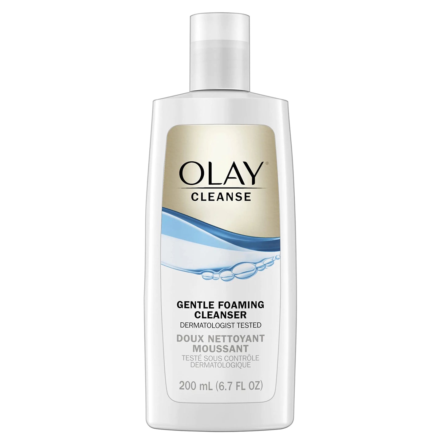 Olay Gentle Foaming Face Cleanser – Fragrance-Free for Sensitive Skin, (Pack of 3)