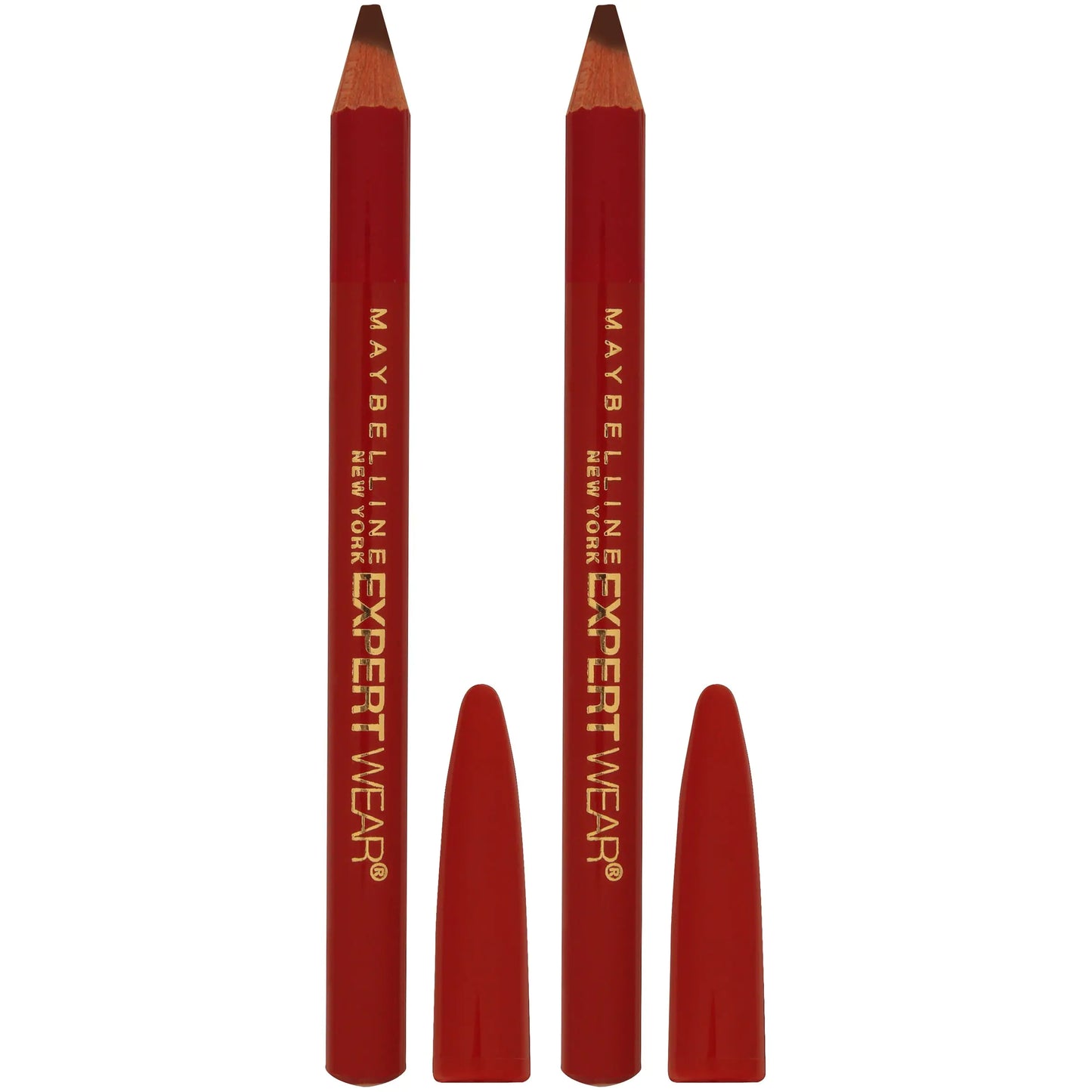 Maybelline Expert Wear Brow & Eyeliner Pencils, Medium Brown (2 Pack)
