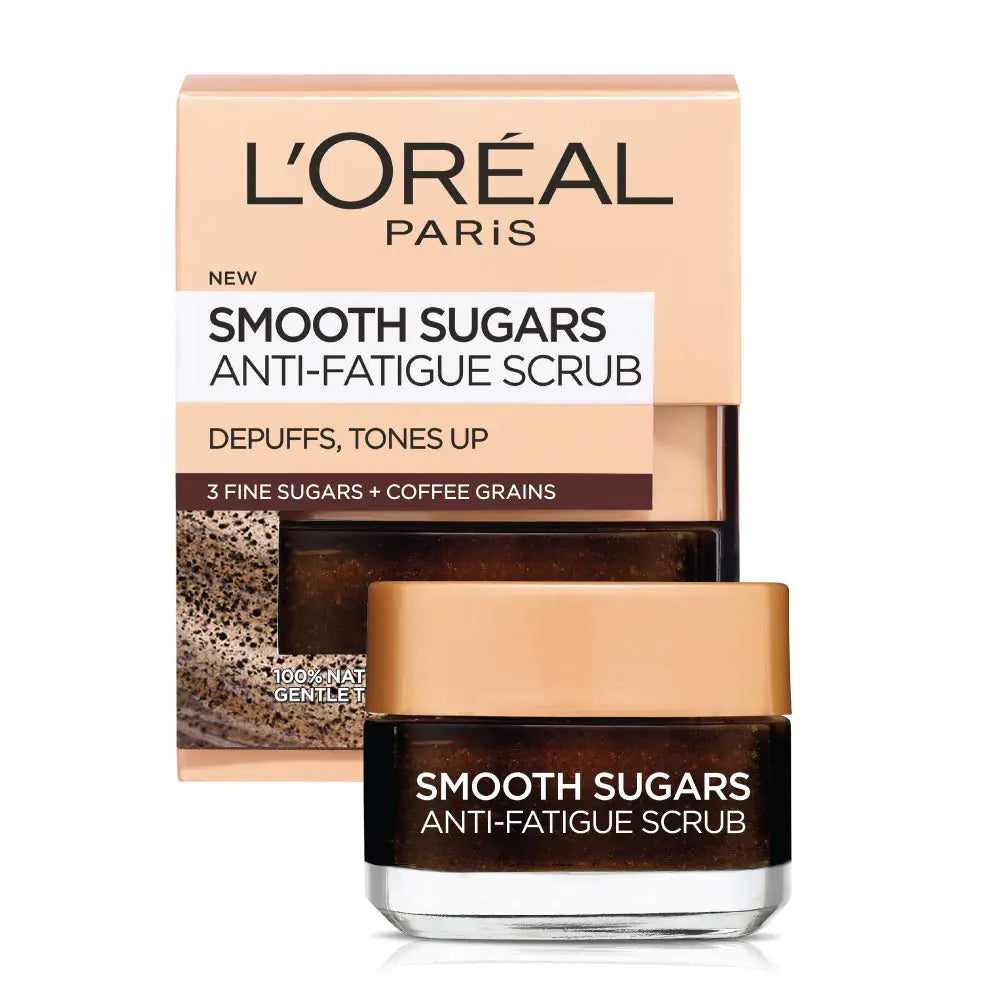 L’Oréal Paris Pure Sugar Face Scrub with Kona Coffee, Resurfaces & Energizes