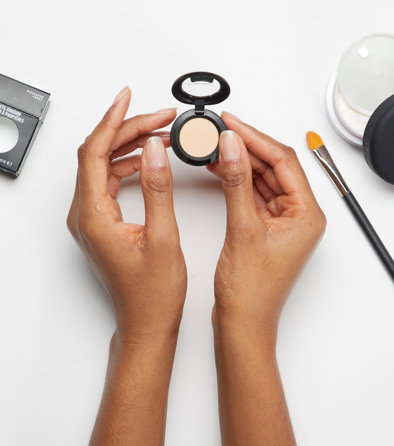 MAC Eye Shadow, Shade Rice Paper - Highly Pigmented Powder Shadow