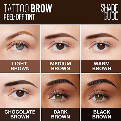 Maybelline New York Brow Tattoo Longlasting Tint - Dark Brown, 4.9 ml