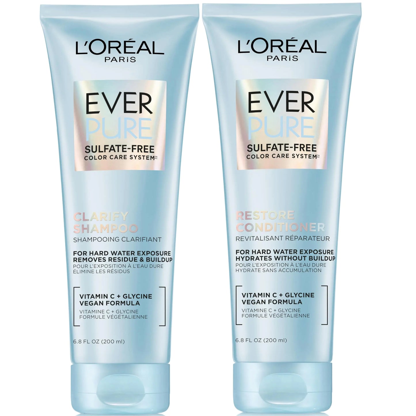 L’Oréal Paris EverPure Clarify & Restore Sulfate-Free Shampoo & Conditioner Set