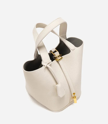 Elara Minimalist Shoulder Bag - Brown