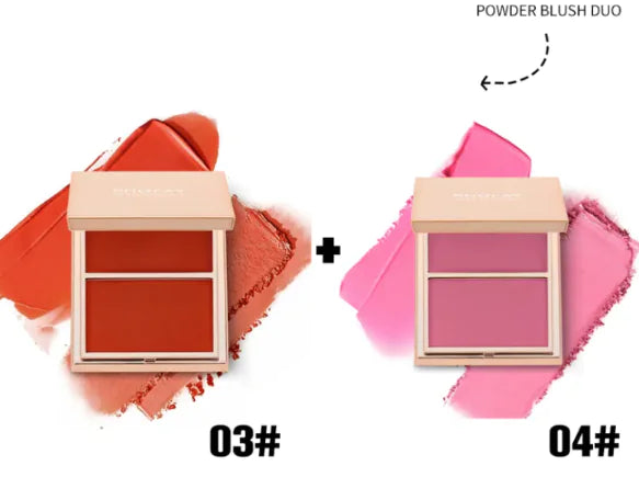 PHOFAY Double-Take Cream and Powder Blush Duo