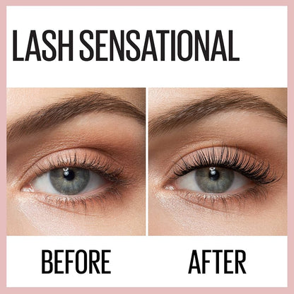 Maybelline New York Lash Sensational Mascara, Blackest Black