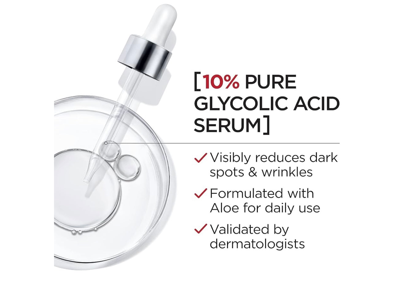 Revitalift Derm Intensives 10% Pure Glycolic Acid Face Serum - Dark Spot Corrector