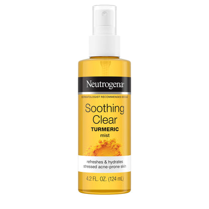 Neutrogena Soothing Clear Turmeric Mist Spray, Hydrating Facial Mist