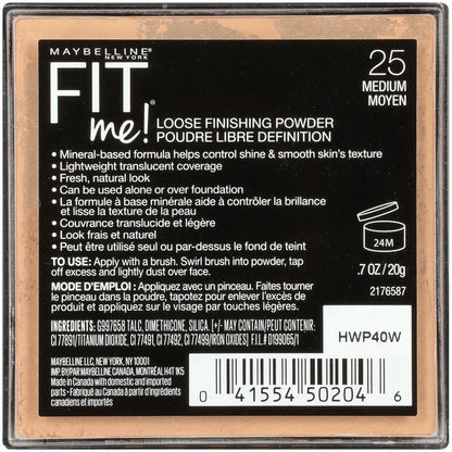 Maybelline Fit Me Loose Finishing Powder Medium 0.7 oz