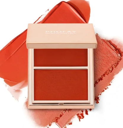 PHOFAY Double-Take Cream and Powder Blush Duo