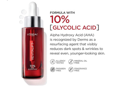 Revitalift Derm Intensives 10% Pure Glycolic Acid Face Serum - Dark Spot Corrector