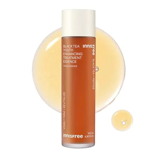innisfree Black Tea Youth Enhancing Treatment Essence, Niacinamide Korean Skincare