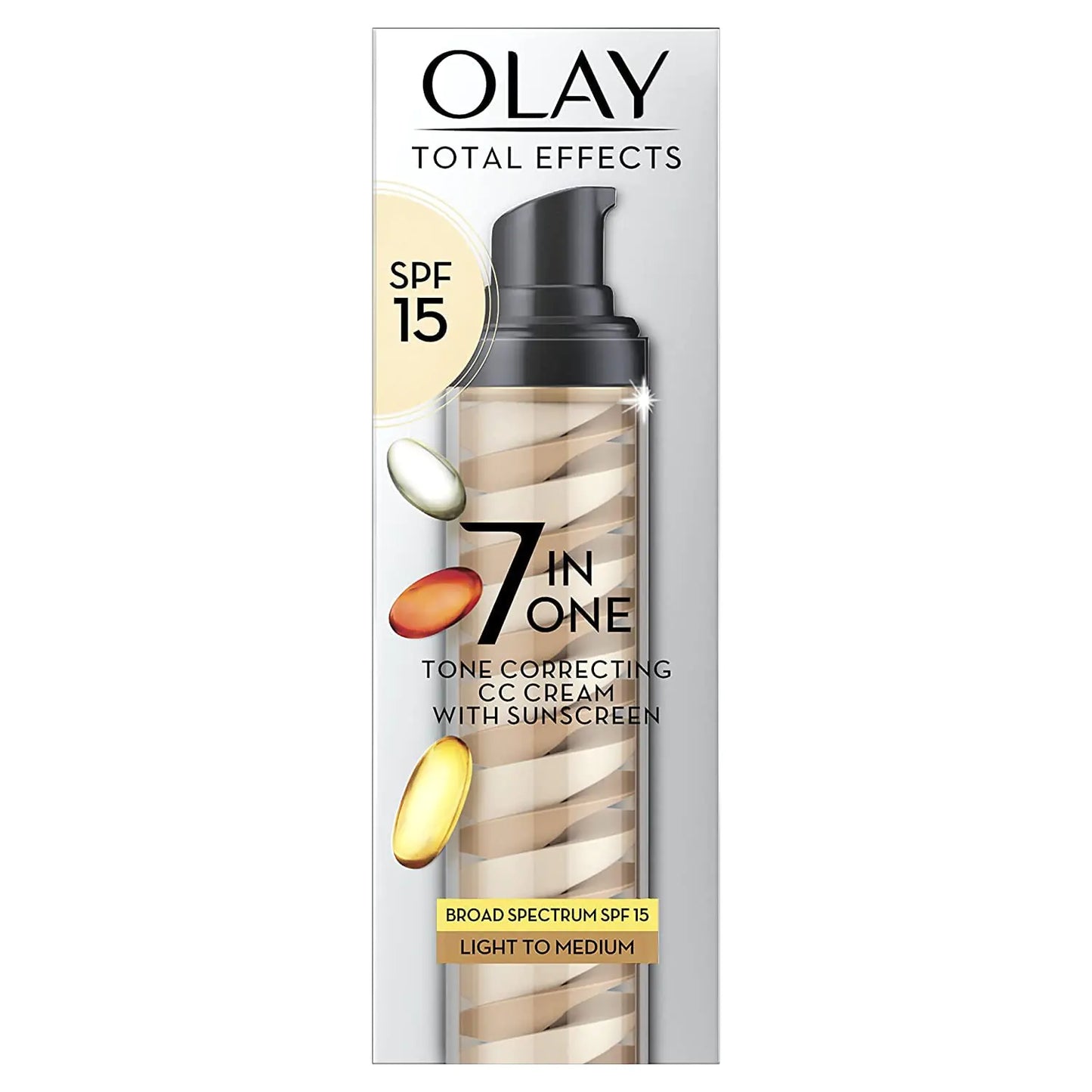 Olay Total Effects 7-in-1 Tone Correcting Facial Moisturizer, Light to Medium, 1.7 fl oz