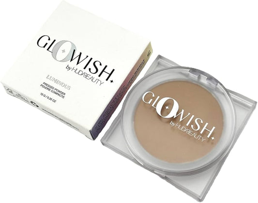 HUDA BEAUTY GloWish Lightweight Blurring Pressed Powder, 02 Fair-Light