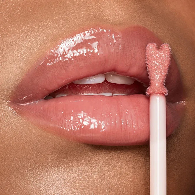 Charlotte Tilbury Glossy Lip Duo, Lip Cheat Iconic Nude & Collagen Lip Bath Pillow Talk