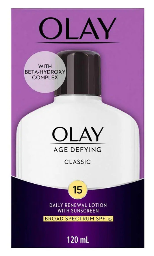 OLAY Age Defying Daily Renewal Lotion SPF15 – 4oz, 2-Pack