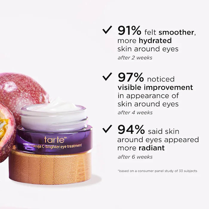 Tarte Maracuja C-Brighter Eye Treatment, Hydrating & Brightening Eye Cream
