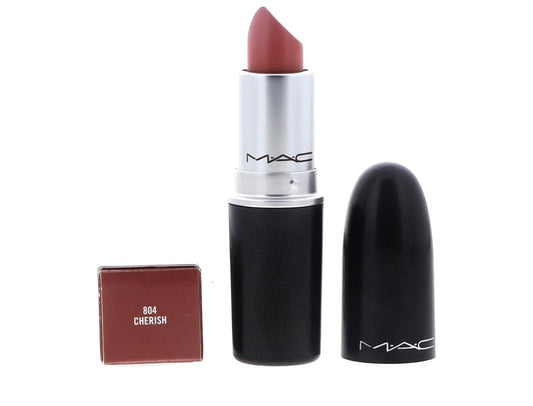 MAC Satin Lipstick – Cherish (0.1 oz), infused with Vitamin C and E