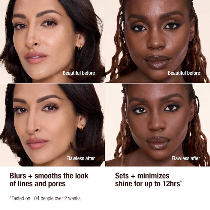 Charlotte Tilbury Airbrush Flawless Finish Refillable Blurring & Setting Powder, Shade 2 Medium