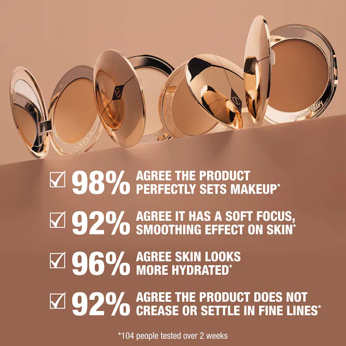 Charlotte Tilbury Airbrush Flawless Finish Refillable Blurring & Setting Powder, Shade 2 Medium