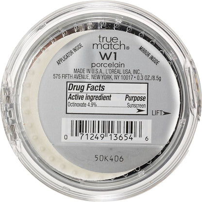 L’Oréal Paris True Match Super-Blendable Compact Makeup W1 Porcelain