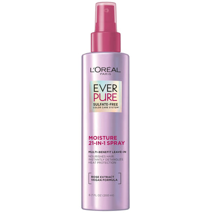 L’Oréal Paris EverPure Sulfate-Free 21-in-1 Leave-In Conditioner, 6.7 oz