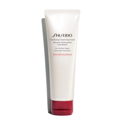 Shiseido Clarifying Cleansing Foam 125ml, Gentle Face Wash for Radiant, Balanced Skin
