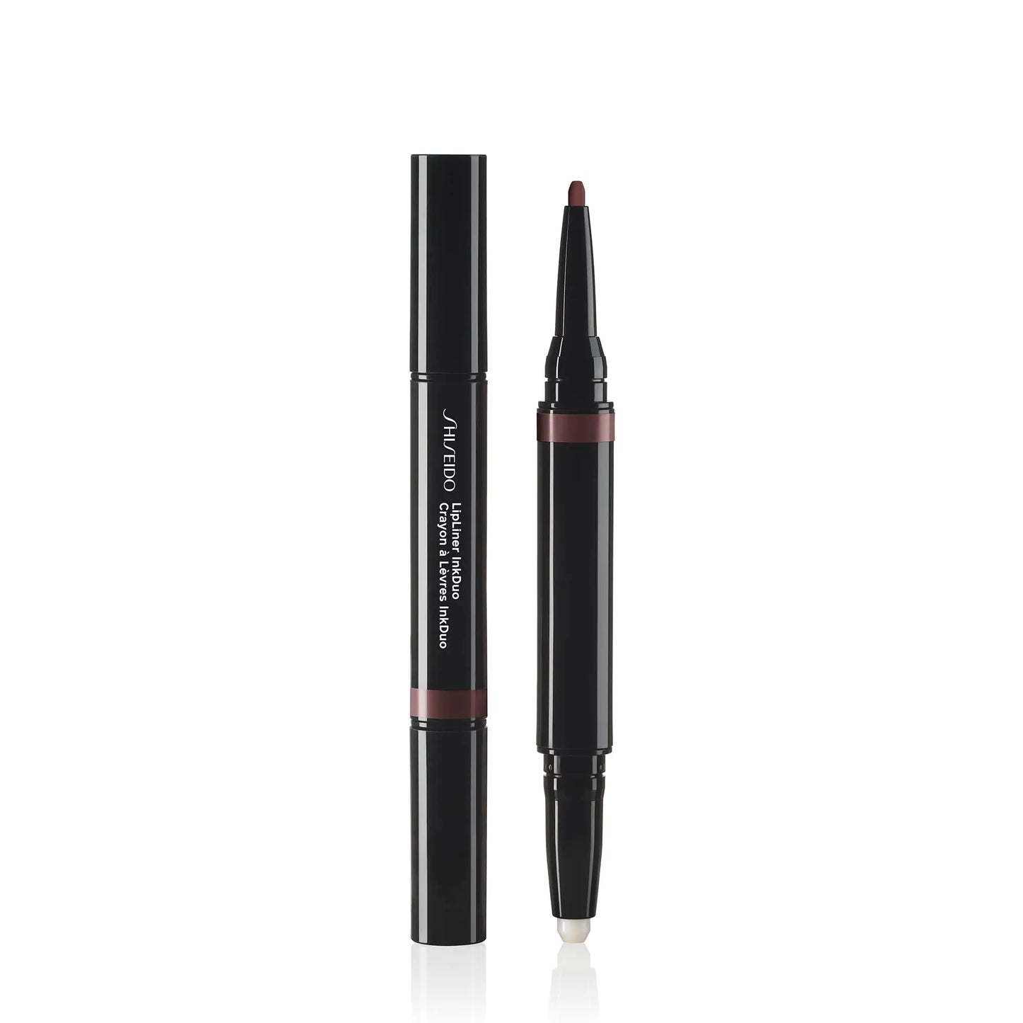Shiseido LipLiner InkDuo – Primer + Line, Espresso 12, Long-Lasting 8-Hour Wear