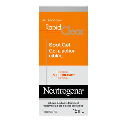 Neutrogena Rapid Clear Acne Eliminating Spot Treatment Gel, Salicylic Acid & Witch Hazel