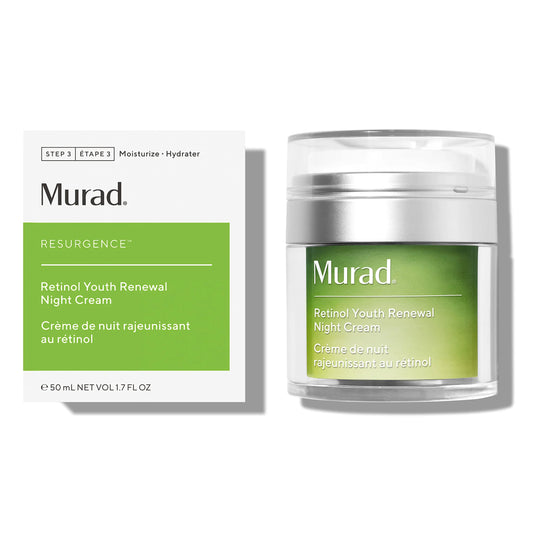 Murad Retinol Youth Renewal Night Cream, Anti-Aging Moisturizer for Wrinkles & Fine Lines