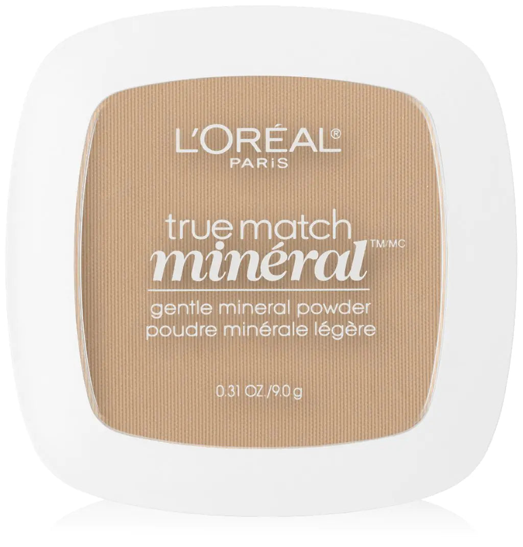 L’Oréal Paris True Match Mineral Pressed Powder, Buff Beige 0.31 oz