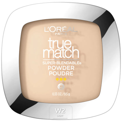 L’Oréal Paris True Match Super Blendable Oil-Free Powder Foundation W2 Light