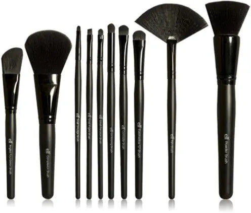 e.l.f. 19-Piece Makeup Brush Collection, Vegan & Travel-Friendly