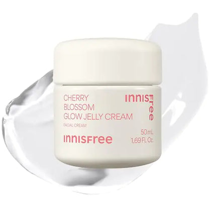 innisfree Cherry Blossom Glow Jelly Cream, Niacinamide Hydrating Moisturizer