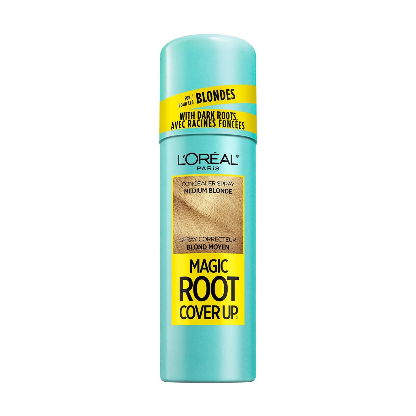 L’Oréal Paris Magic Root Cover Up Spray, Medium Blonde, Ammonia & Peroxide Free