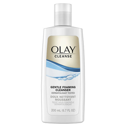 Olay Gentle Foaming Face Cleanser – Fragrance-Free for Sensitive Skin, (Pack of 3)