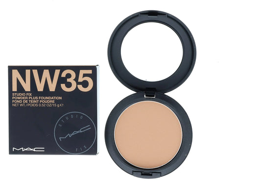 MAC Studio Fix Powder Plus Foundation – NW35, 0.52 oz