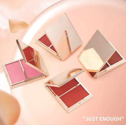 PHOFAY Double-Take Cream and Powder Blush Duo