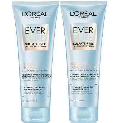 L’Oréal Paris EverPure Clarify & Restore Sulfate-Free Shampoo & Conditioner Set