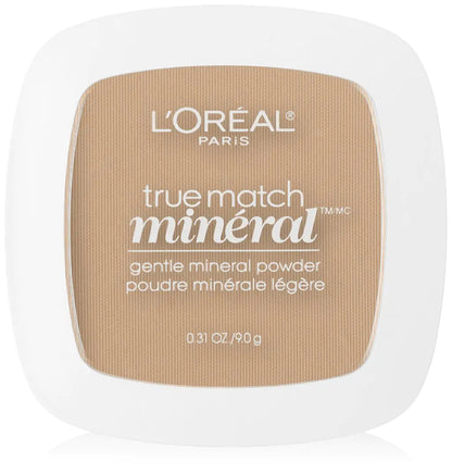 L’Oréal Paris True Match Mineral Pressed Powder, Buff Beige 0.31 oz