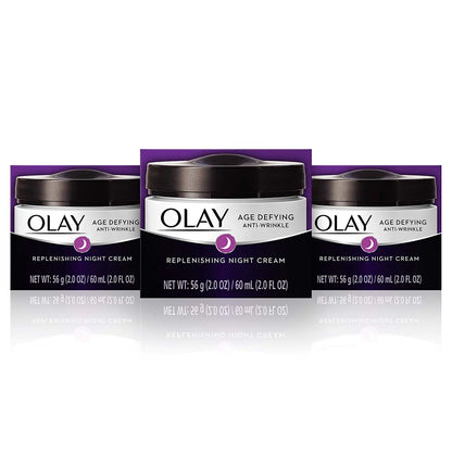 Olay Age Defying Anti-Wrinkle Night Face Cream – 2 fl oz, 3 Pack