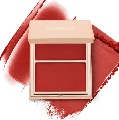 PHOFAY Double-Take Cream and Powder Blush Duo