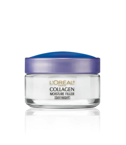 L’Oréal Paris Collagen Moisture Filler Anti-Aging Night Cream 1.7 oz – Smooths Wrinkles & Plumps Skin
