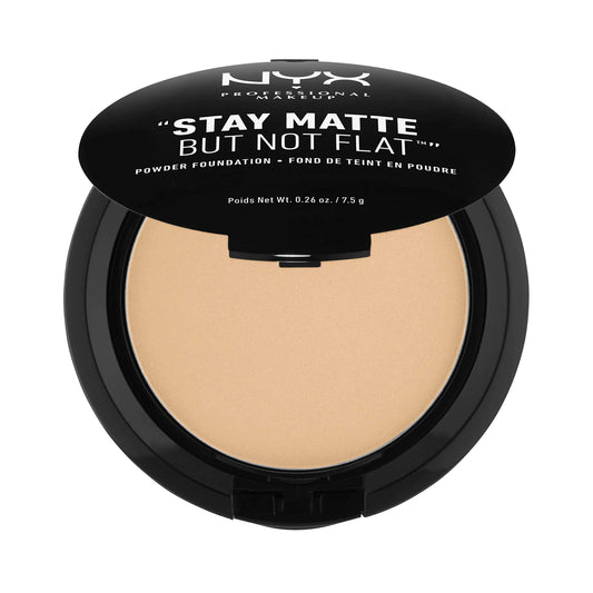 NYX Stay Matte But Not Flat Powder Foundation – Warm Beige